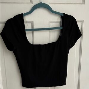 Windsor Black Crop Top